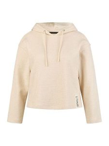 LCMT Le Comte Bluza w kolorze beżowym rozmiar: 40. Brązowe bluzy LCMT Le Comte, bez wzorów, z kapturem. Za 137,42 zł.