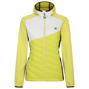 Hybridowa kurtka narciarska damska Dare 2B Ascending. Białe kurtki sportowe Dare 2b, na zimę, bez wzorów, bez kaptura, narciarskie. Za 149,99 zł.