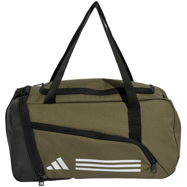 Torba adidas Essentials 3-Stripes Duffel XS. Zielone torby podróżne i sportowe ADIDAS, bez wzorów, z materiału, na ramię. Za 112,99 zł.