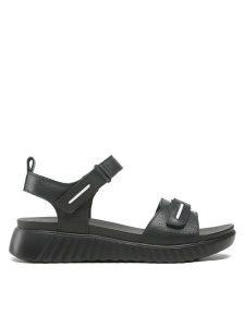 Lasocki Sandały ARC-4879-05 Czarny. Czarne sandały Lasocki, bez wzorów, ze skóry, bez obcasa, na płaskiej podeszwie, bez zapięcia. Za 179,99 zł.