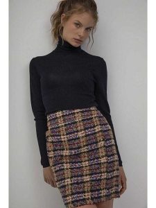 Josephine & Co Sweter "Saar" w kolorze granatowym rozmiar: M. Niebieskie golfy Josephine & Co, bez wzorów. Za 144,58 zł.