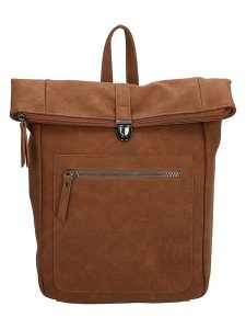 Beagles Skórzany plecak "Cambrils" w kolorze jasnobrązowym - 22 x 31,5 x 11 cm rozmiar: onesize. Brązowe plecaki Beagles. Za 86,99 zł.