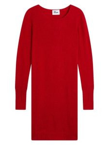 Just Cashmere Kaszmirowa sukienka "Susan" w kolorze czerwonym rozmiar: XXL. Czerwone sukienki Just Cashmere, xxl, bez wzorów, z kaszmiru, bez kołnierzyka, bez ramiączek, mini. Za 292,20 zł.