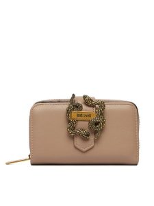 Just Cavalli Portfel 81RA5PA4 ZSA89 Brązowy jasny. Brązowe portfele Just Cavalli, bez wzorów, ze skóry. Za 389,99 zł.