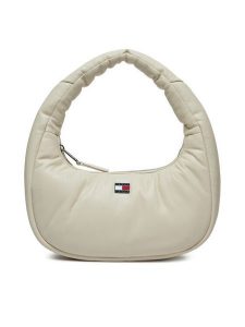 Tommy Jeans Torebka Tjw Pillow Shoulder Bag AW0AW16977 Beżowy. Brązowe torebki klasyczne Tommy Jeans, bez wzorów, z jeansu, bez dodatków. Za 229,99 zł.