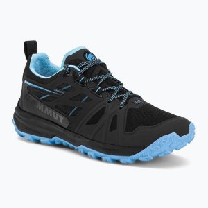 Buty turystyczne damskie Mammut Saentis Low. Czarne buty sportowe Mammut, bez zapięcia. Za 595,75 zł.