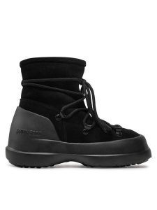 Moon Boot Śniegowce Luna Boot Suede 80D2480030 Czarny. Czarne buty zimowe Moon Boot, ze skóry, bez obcasa, bez zapięcia. Za 709,99 zł.