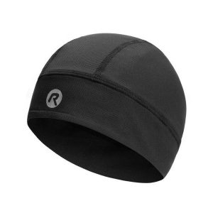 Czapka rowerowa Rogelli Skull Cap Mesh. Czarne czapki Rogelli, bez wzorów, z meshu, sportowe. Za 50,00 zł.