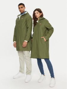 Hunter Kurtka przeciwdeszczowa Andrea HARU0002242 Zielony Regular Fit. Zielone kurtki Hunter, s, bez wzorów, z syntetyku, bez kaptura. Za 289,99 zł.