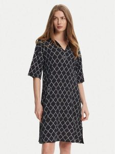 Max Mara Beachwear Sukienka codzienna Aidone 2516621079 Czarny Relaxed Fit. Czarne sukienki Max Mara Beachwear, na co dzień, l, bez wzorów, z wiskozy, bez kołnierzyka, bez ramiączek, proste. Za 699,99 zł.