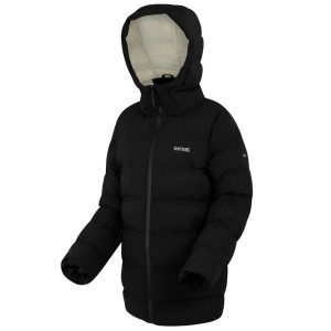 Kurtka damska zimowa ocieplana Altoro. Czarne kurtki Regatta, na zimę, l, bez wzorów, z puchu, bez kaptura. Za 369,99 zł.