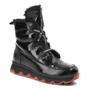 Czarne Botki Artiker Modne Ocieplane Buty. Czarne botki ARTIKER, na zimę, bez wzorów, z futra, bez obcasa, bez zapięcia. Za 279,00 zł.