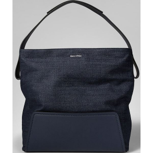 Torebka "Eightyseven" w kolorze granatowym - 35 x 33 x 15,5 cm. Niebieskie torebki klasyczne marki Marc O'Polo, z denimu. W wyprzedaży za 295,95 zł.