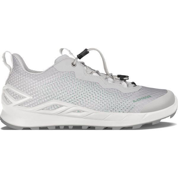 Buty trekkingowe damskie Lowa Merger Low Gtx. Białe buty trekkingowe Lowa, z gumy, bez zapięcia. Za 638,25 zł.