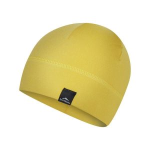 Czapka Turystyczna unisex Fjord Nansen VIK Active. Żółte czapki Fjord Nansen, bez wzorów, z polaru, sportowe. Za 94,49 zł.