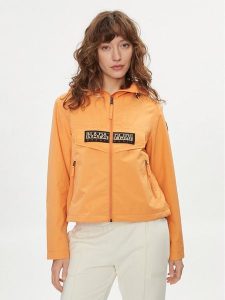 Napapijri Kurtka przejściowa Rainforest NP0A4HTR Pomarańczowy Regular Fit. Brązowe kurtki Napapijri, s, bez wzorów, z syntetyku, bez kaptura. Za 469,99 zł.