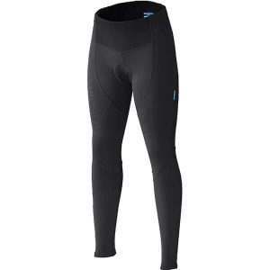 Legginsy damskie z wkładką Shimano Performance Windbreak Black. Czarne legginsy Shimano, bez wzorów, z materiału. Za 346,54 zł.