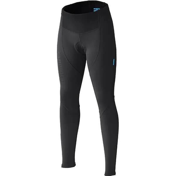 Legginsy damskie z wkładką Shimano Performance Windbreak Black. Czarne legginsy Shimano, bez wzorów, z materiału. Za 346,54 zł.