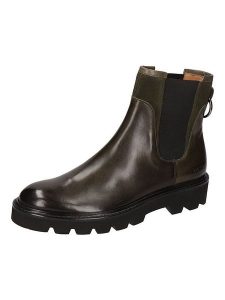 MELVIN & HAMILTON Skórzane sztyblety "Sally 187" w kolorze khaki rozmiar: 40. Brązowe botki Melvin & Hamilton, bez wzorów, bez zapięcia. Za 483,17 zł.