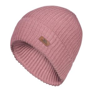 Czapka Unisex Dla Dorosłych Dornan Beanie. Fioletowe czapki Trespass, z aplikacjami, z materiału. Za 52,99 zł.