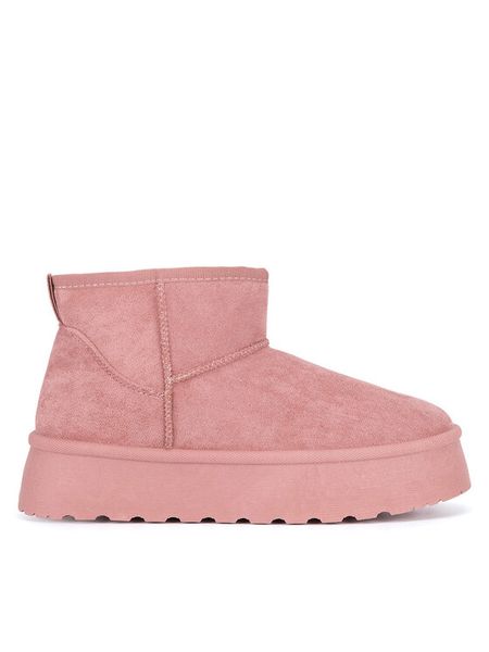 Jenny Fairy Śniegowce WSX23-01 Różowy. Czerwone buty zimowe Jenny Fairy, z materiału, bez obcasa, bez zapięcia. Za 129,99 zł.