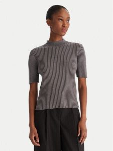 ACCESS FASHION Sweter 54-8046 Szary Slim Fit. Szare swetry klasyczne ACCESS FASHION, l, z syntetyku, bez kołnierzyka. Za 289,99 zł.