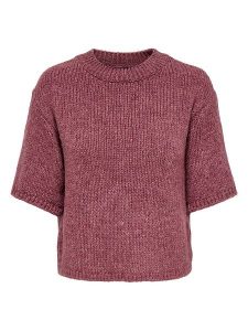 JDY Sweter w kolorze fiołkowym rozmiar: XL. Różowe swetry oversize JDY, xl, bez wzorów, bez ramiączek. Za 109,95 zł.
