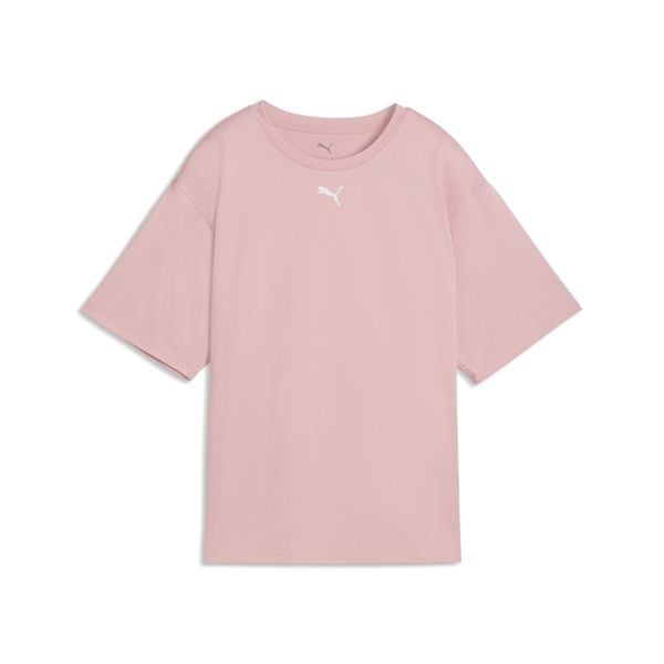 Damska koszulka Train All Day Essentials o luźnym kroju PUMA. Czerwone bluzki Puma, l, bez wzorów, sportowe, bez kołnierzyka, bez ramiączek. Za 129,00 zł.