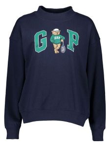 GAP Bluza w kolorze granatowym rozmiar: L/XL. Niebieskie bluzy GAP, l, bez wzorów, bez kaptura. Za 149,95 zł.