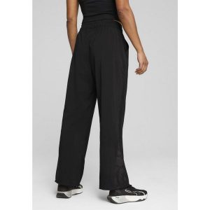 Damskie spodnie LACE PUMA Black. Czarne spodnie sportowe Puma, xs, bez wzorów, z podwyższonym stanem, na fitness i siłownię. W wyprzedaży za 219,00 zł.