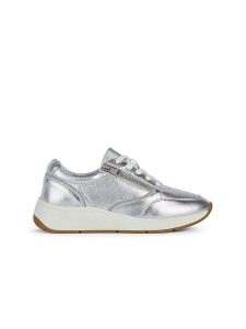 Geox Sneakersy "Cristael" w kolorze srebrnym rozmiar: 39. Szare trampki Geox, bez wzorów, bez zapięcia. Za 197,63 zł.