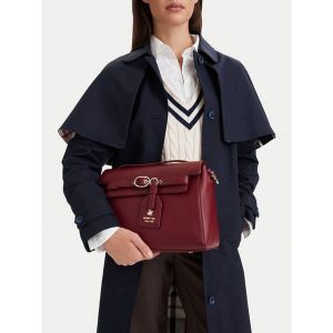 Torebka Beverly Hills Polo Club. Czerwone torebki klasyczne Beverly Hills Polo Club, bez wzorów, bez dodatków. Za 229,99 zł.