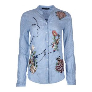 Desigual Koszula Damska S Niebieski. Koszule marki Desigual. W wyprzedaży za 314,00 zł.