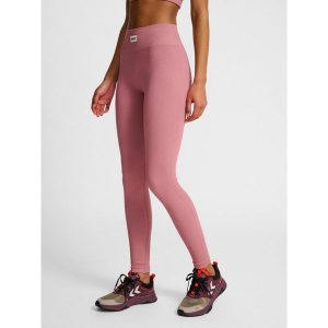 Damskie legginsy bezszwowe Hummel Pulse. Fioletowe legginsy Hummel, bez wzorów. Za 163,50 zł.