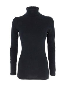 COTONELLA Koszulka w kolorze czarnym rozmiar: M. Czarne bluzki COTONELLA, m, bez wzorów, bez kołnierzyka, bez ramiączek. Za 50,95 zł.