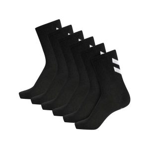 Skarpetki czarne Hummel hmlCHEVRON 6-PACK SOCKS uniwersalne. Czarne skarpetki Hummel, bez wzorów. Za 89,00 zł.