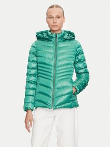 Geox Kurtka zimowa Zosma W4628Z T2843 F4622 Zielony Regular Fit. Zielone kurtki Geox, na zimę, bez wzorów, z syntetyku, bez kaptura. Za 499,99 zł.