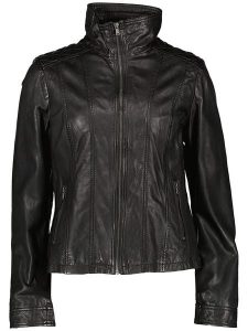 7eleven Skórzana kurtka "Dorie" w kolorze czarnym rozmiar: 44. Czarne kurtki 7eleven, bez wzorów, ze skóry, bez kaptura. Za 434,99 zł.