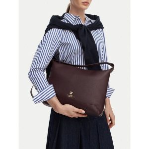 Torebka Beverly Hills Polo Club. Czerwone listonoszki Beverly Hills Polo Club, bez wzorów, bez dodatków. Za 179,99 zł.