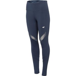 Legginsy treningowe damskie SPDF005 - ciemny granat. Legginsy marki 4f. W wyprzedaży za 89,99 zł.