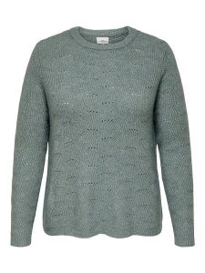 ONLY Sweter w kolorze turkusowym rozmiar: S-42/44. Niebieskie swetry oversize ONLY, s, bez wzorów, ze splotem, bez ramiączek. Za 96,60 zł.