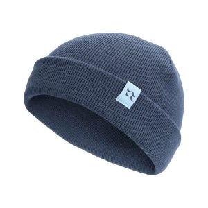 Czapka dzianinowa podwijana Rab Adzuki Beanie. Niebieskie czapki RAB, bez wzorów, z dzianiny, sportowe. Za 94,99 zł.