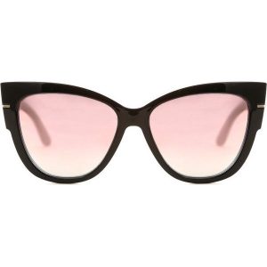 Czarno-Różowe Okulary Remittance. Okulary przeciwsłoneczne marki Born2be. Za 39,99 zł.
