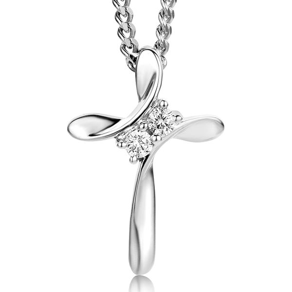 Revoni Złoty naszyjnik z diamentową zawieszką - dł. 45 cm rozmiar: onesize. Szare naszyjniki Revoni, z diamentem, złote. Za 1 051,76 zł.