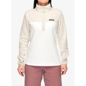 Bluza polarowa damska Columbia Benton Springs Half Snap Pull Over II. Brązowe bluzy Columbia, bez wzorów, z polaru, bez kaptura. Za 203,49 zł.