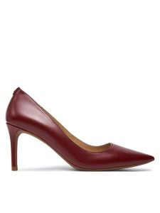 MICHAEL Michael Kors Szpilki Alina Flex Pump 40F2HNMP2L Bordowy. Czerwone szpilki MICHAEL Michael Kors, bez wzorów, bez obcasa. Za 629,99 zł.