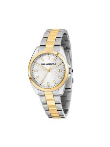 KARL LAGERFELD Zegarek R0553101507 Srebrny. Szare, analogowe zegarki KARL LAGERFELD. Za 849,99 zł.