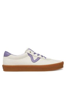 Vans Tenisówki VN000CQR6PH1 Écru. Trampki Vans, bez wzorów, ze skóry, bez zapięcia. Za 239,99 zł.