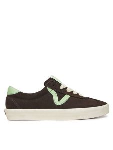 Vans Tenisówki Pop Pistachio Green VN000D1PE2Y1 Czarny. Czarne trampki Vans, bez wzorów, z materiału, bez zapięcia. Za 259,99 zł.