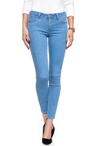 SPODNIE DAMSKIE LEE SCARLETT LAGOON L526AJRP, W30 L35. Niebieskie rurki Lee, z jeansu. Za 199,99 zł.